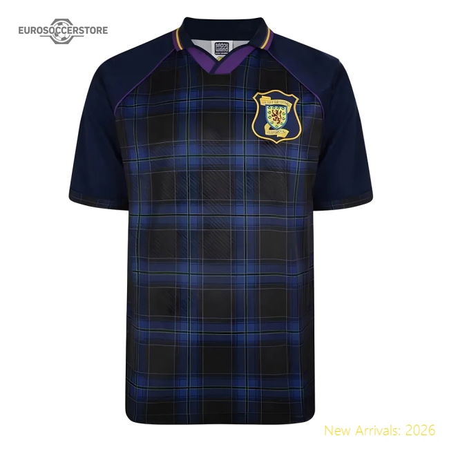 Score Draw Scotland 1996 Euro Championship Retro Football Shirt-Vantage Point Soccer