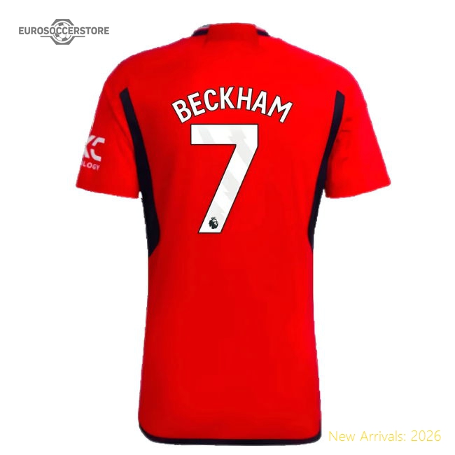 2023-2024 Man Utd Home Shirt (Beckham 7)-Vantage Point Soccer