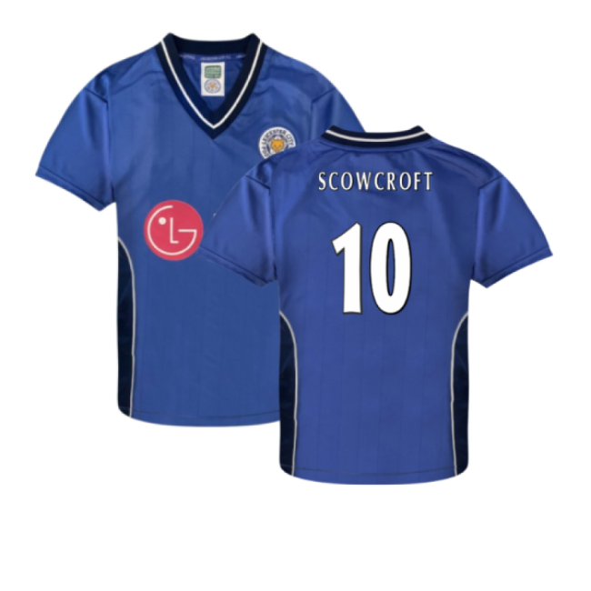 Leicester City 2002 Home Retro Shirt (Scowcroft 10)-Vantage Point Soccer