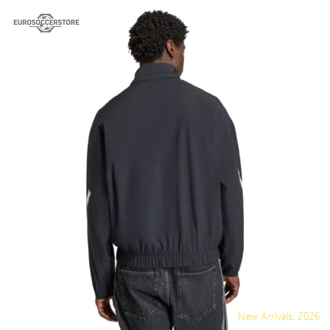 2025-2026 Man Utd Anthem Jacket (Black)-Vantage Point Soccer