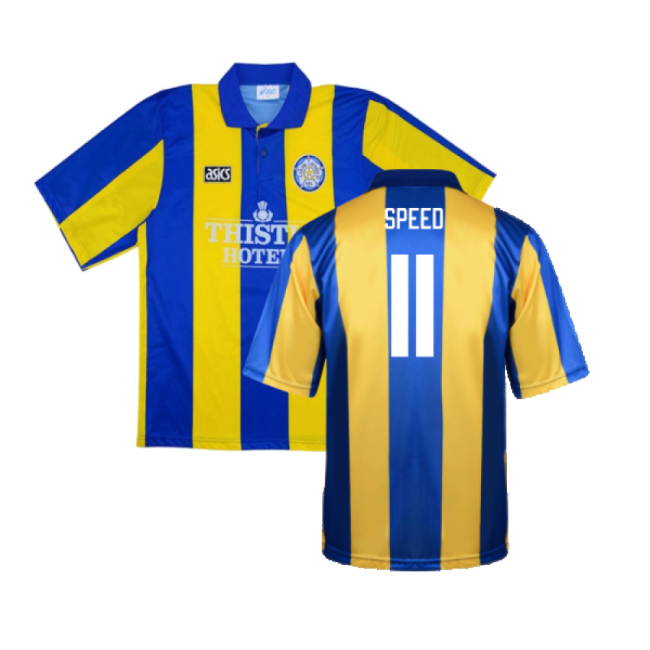 Leeds United 1993-1994 Away Shirt (XL) (Very Good) (Speed 11)-Vantage Point Soccer