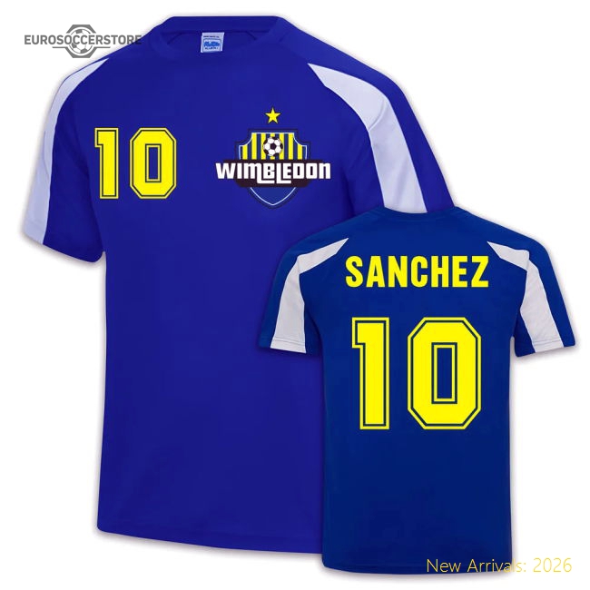 Wimbledon Sports training Jersey (Lawrie Sanchez 10)-Vantage Point Soccer