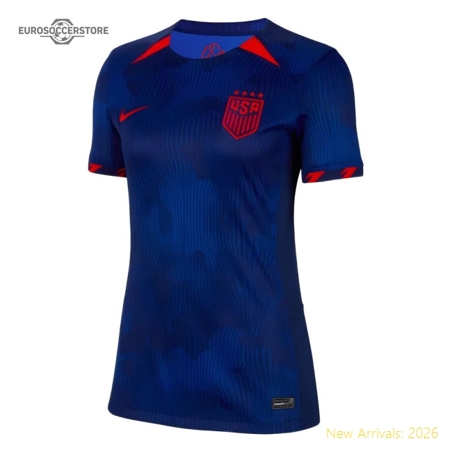 2023-2024 USA WWC Away Shirt (Ladies)-Vantage Point Soccer