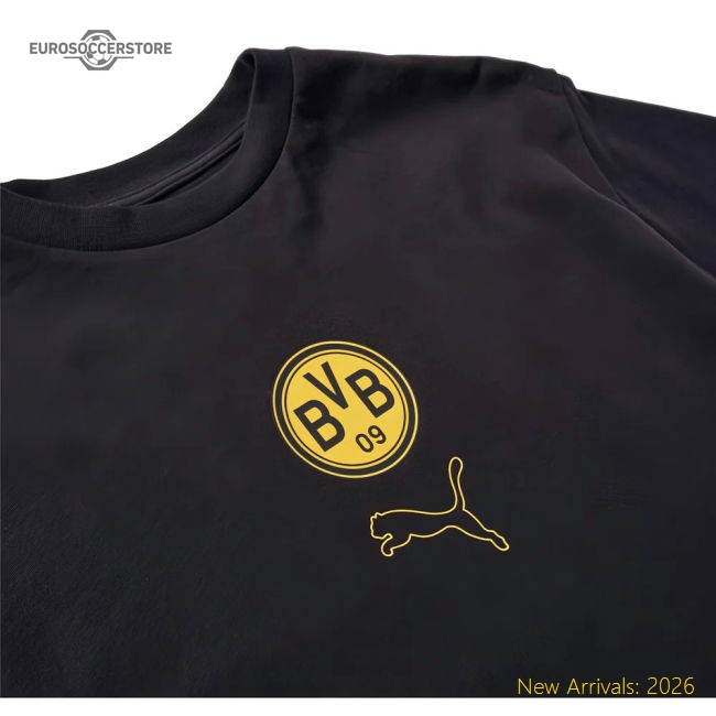 2025-2026 Borussia Dortmund FtblStatement Cellerator Tee - CL (Black)-Vantage Point Soccer