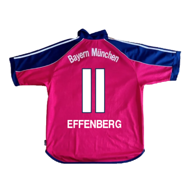 Bayern Munich 1999-01 Home Shirt ((Excellent) S) (Effenberg 11)-Vantage Point Soccer