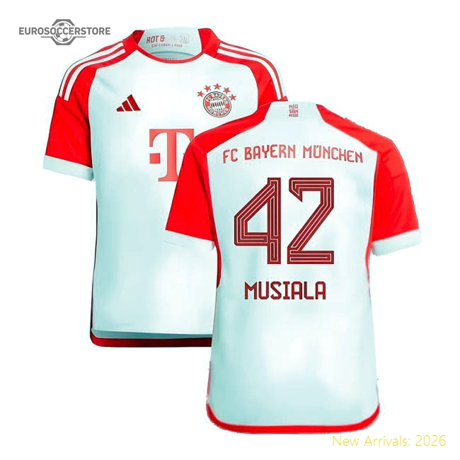 2023-2024 Bayern Munich Home Shirt (Kids) (Musiala 42)-Vantage Point Soccer