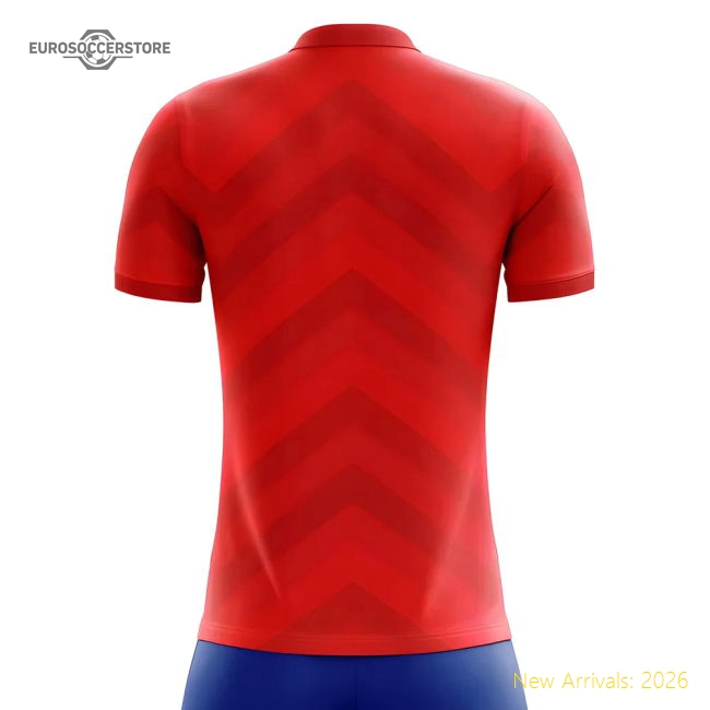 2025-2026 Costa Rica Home Concept Football Shirt - Baby-Vantage Point Soccer