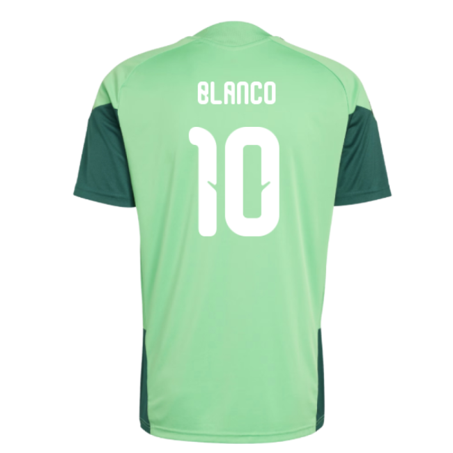 2026-2027 Mexico Training Jersey (Semi Flash Green) (Blanco 10)-Vantage Point Soccer