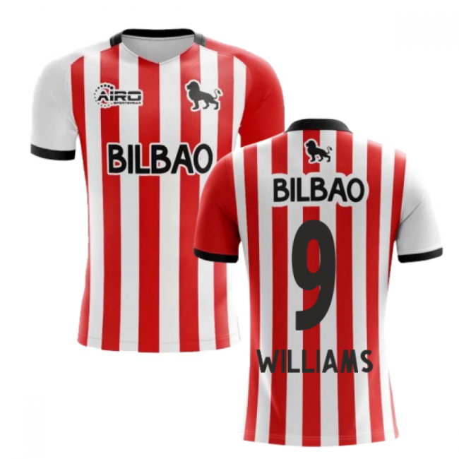 2025-2026 Athletic Bilbao Home Concept Football Shirt (WILLIAMS 9)-Vantage Point Soccer