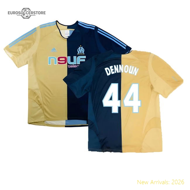 Marseille 2005-06 Third Shirt ((Excellent) L) (Dennoun 44)-Vantage Point Soccer