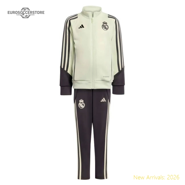 2025-2026 Real Madrid Tracksuit (Almost Lime) - Infants-Vantage Point Soccer