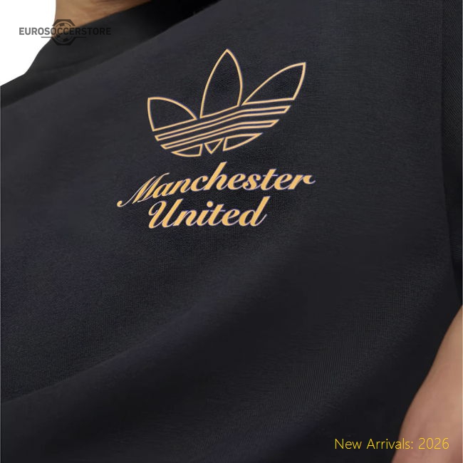 2025-2026 Man Utd Icon Graphic T-shirt (Black)-Vantage Point Soccer