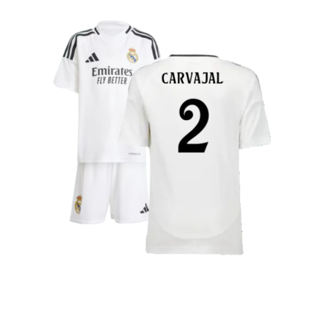 2024-2025 Real Madrid Home Mini Kit (Carvajal 2)-Vantage Point Soccer