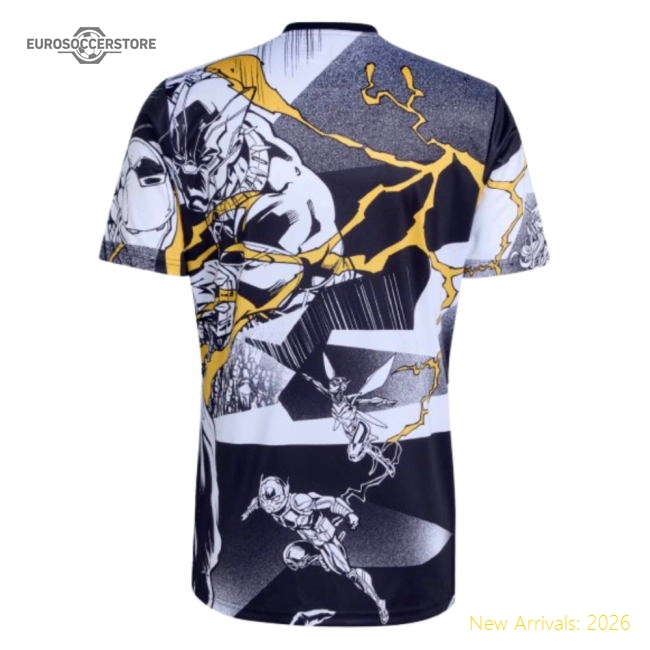 2025-2026 Real Madrid Pre Match Shirt (White)-Vantage Point Soccer