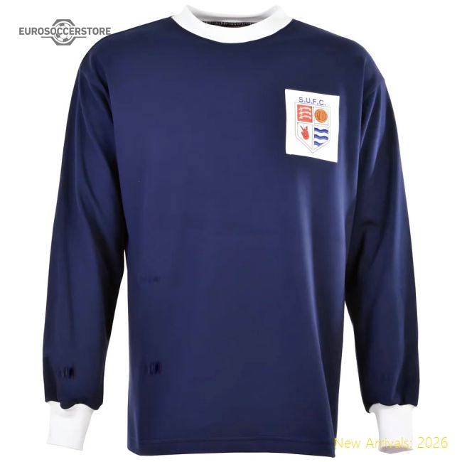 Southend United 1960s Retro Football Shirt-Vantage Point Soccer