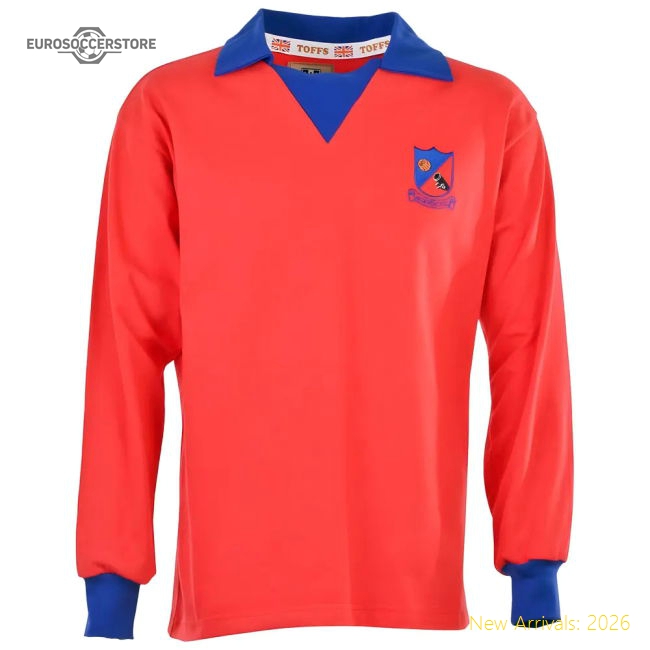 Aldershot Town 1970s Retro Football Shirt-Vantage Point Soccer