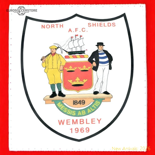 North Shields Wembley 1969 Retro Football Shirt-Vantage Point Soccer