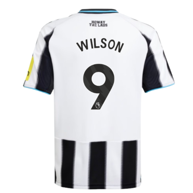 2025-2026 Newcastle Home Shirt (Kids) (Wilson 9)-Vantage Point Soccer