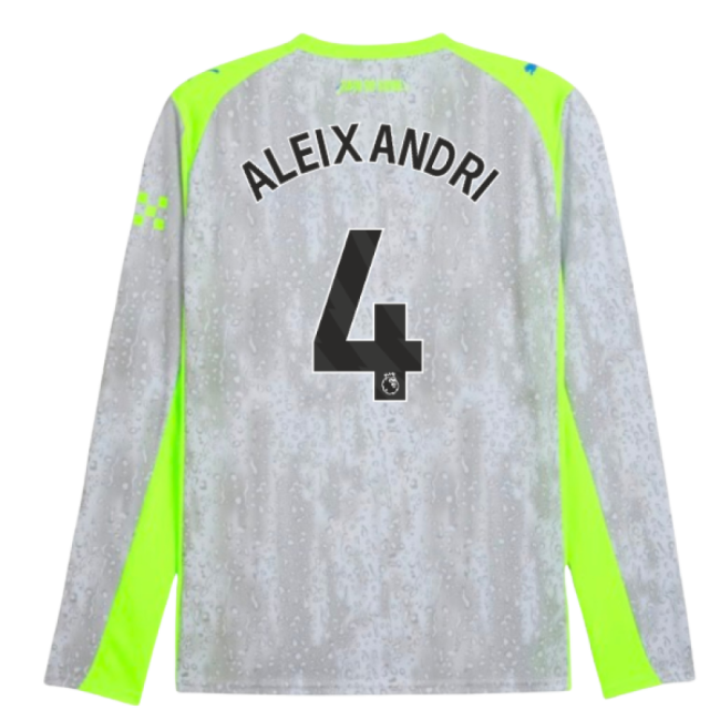 2025-2026 Man City Long Sleeve Third Shirt (Aleixandri 4)-Vantage Point Soccer