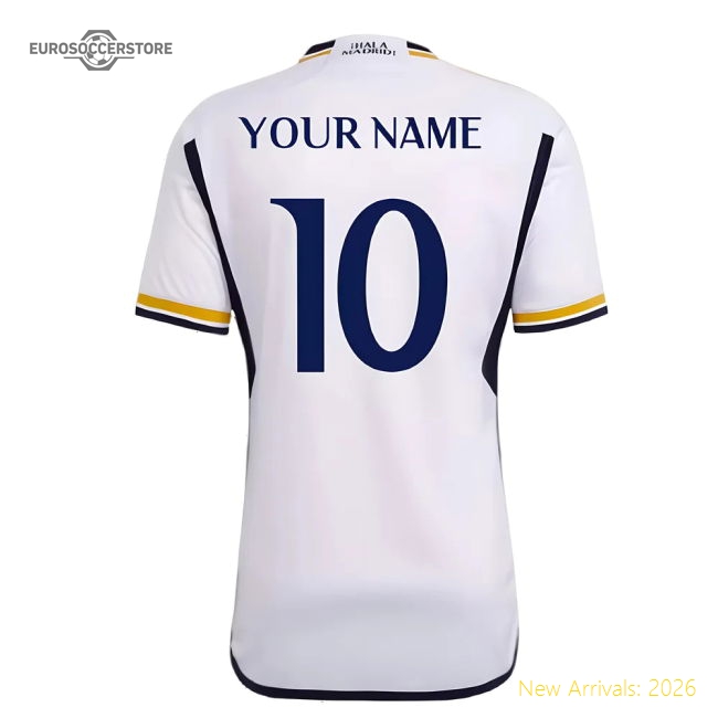 2023-2024 Real Madrid Home Shirt (Your Name)-Vantage Point Soccer