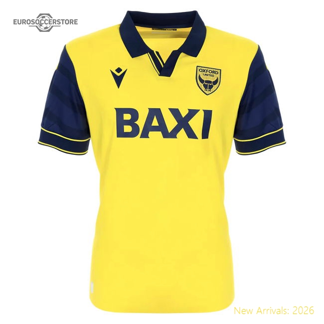 2025-2026 Oxford United Home Shirt-Vantage Point Soccer
