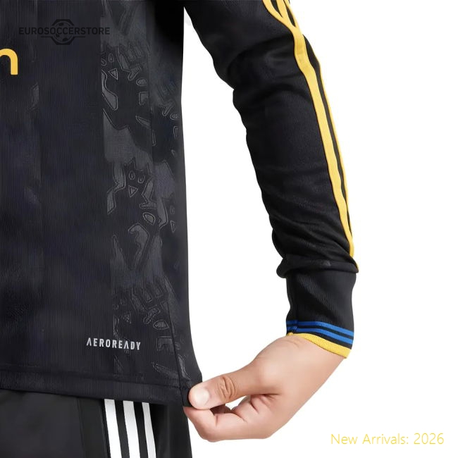 2025-2026 Man Utd Long Sleeve Third Shirt (Kids)-Vantage Point Soccer