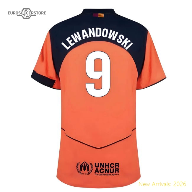 2025-2026 Barcelona Authentic Third Shirt (Lewandowski 9)-Vantage Point Soccer