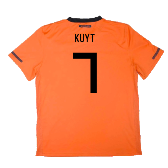 Holland 2010-11 Home Shirt ((Excellent) S) (Kuyt 7)-Vantage Point Soccer