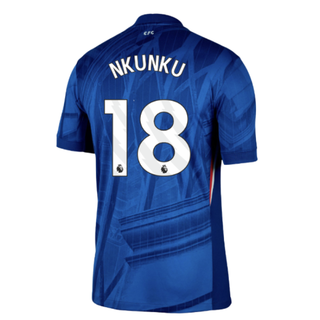 2025-2026 Chelsea Home Shirt (Nkunku 18)-Vantage Point Soccer