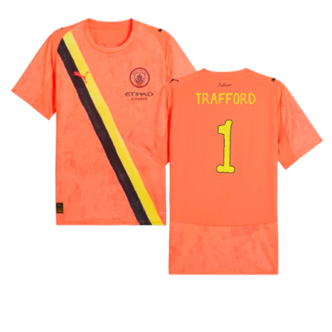 2025-2026 KIDSUPER x Manchester City CWC Shirt (Neon Sun) (Trafford 1)-Vantage Point Soccer