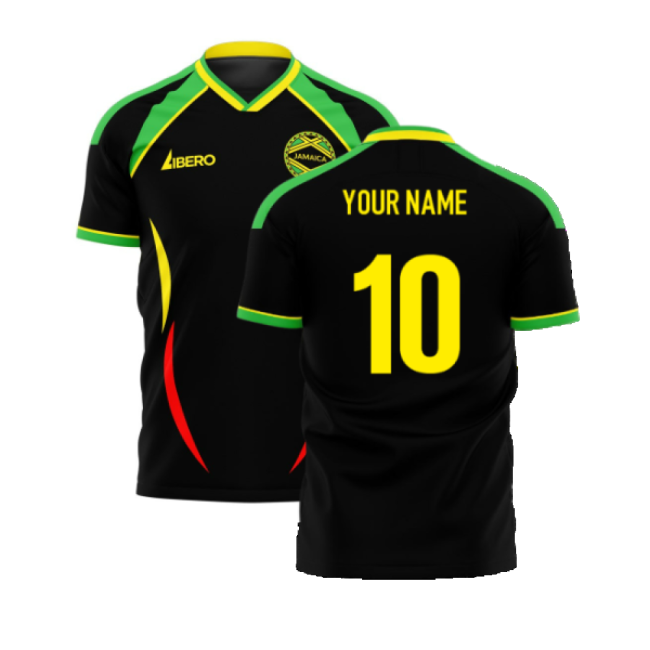 Jamaica 2006 Style Away Concept Shirt (Libero) (Your Name)-Vantage Point Soccer