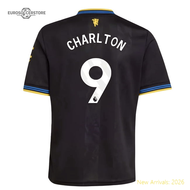 2025-2026 Man Utd Third Shirt (Kids) (Charlton 9)-Vantage Point Soccer