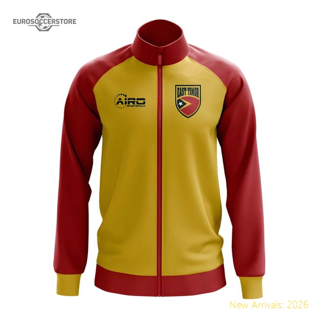 East Timor Concept Football Track Jacket (Yellow) - Kids-Vantage Point Soccer