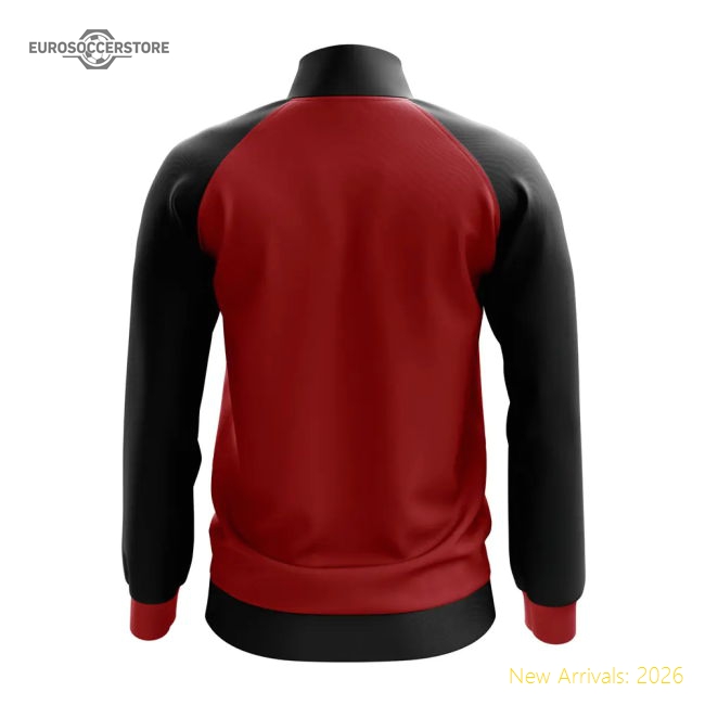 Papua New Guinea Concept Football Track Jacket (Red)-Vantage Point Soccer