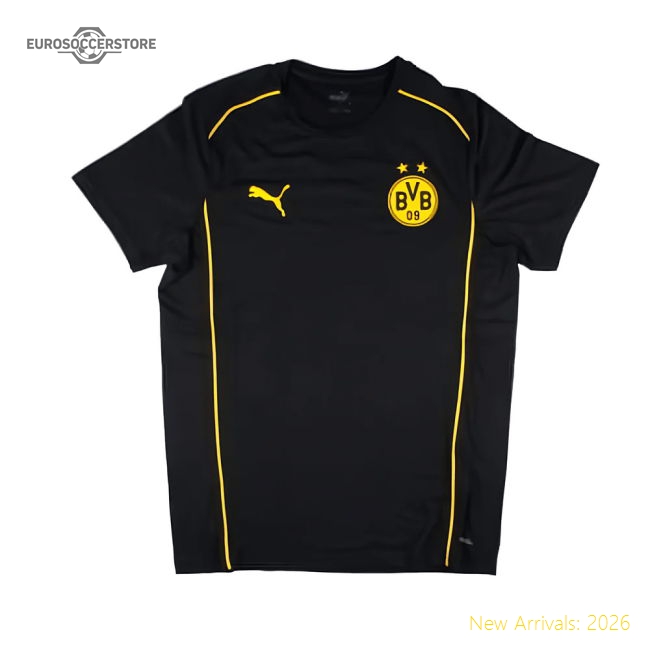 2024-2025 Borussia Dortmund Casuals Tee (Black) (Hummels 15)-Vantage Point Soccer