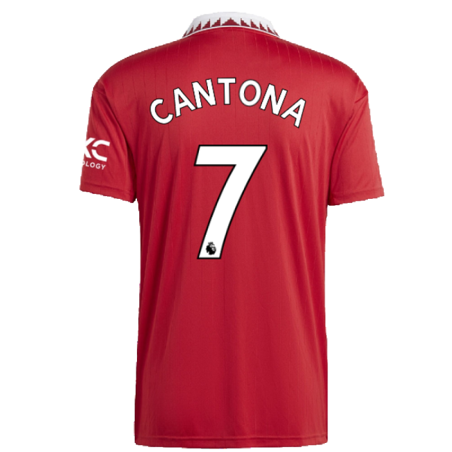 2022-2023 Man Utd Home Shirt (CANTONA 7)-Vantage Point Soccer