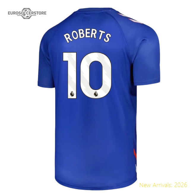2025-2026 Sunderland Away Pre-Match Jersey (Blue) - Kids (Roberts 10)-Vantage Point Soccer