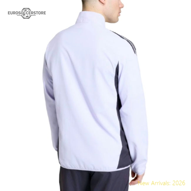 2025-2026 Man Utd Presentation Jacket (Purple Tint)-Vantage Point Soccer