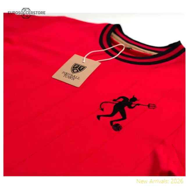 Manchester The Devil Home Retro Football Shirt-Vantage Point Soccer