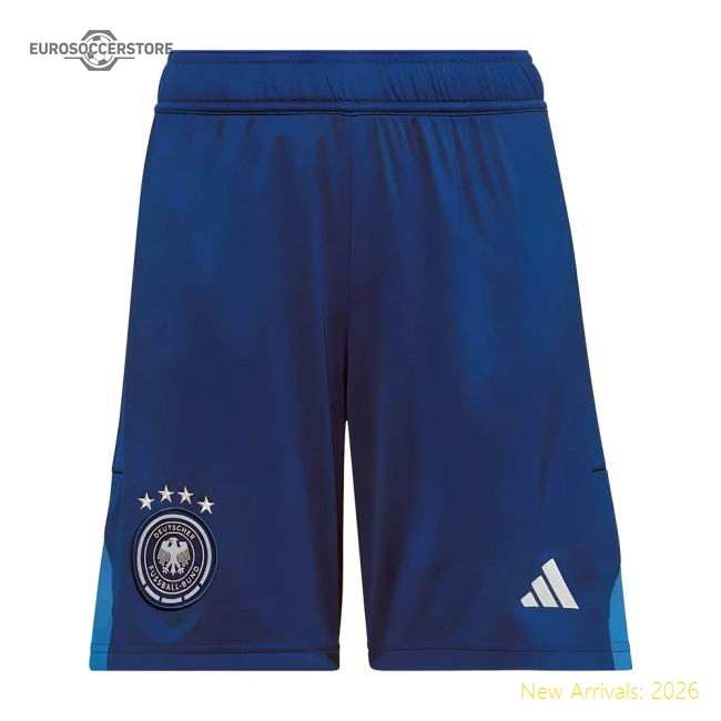 2022-2023 Germany Home Goalkeeper Shorts (Blue)-Vantage Point Soccer