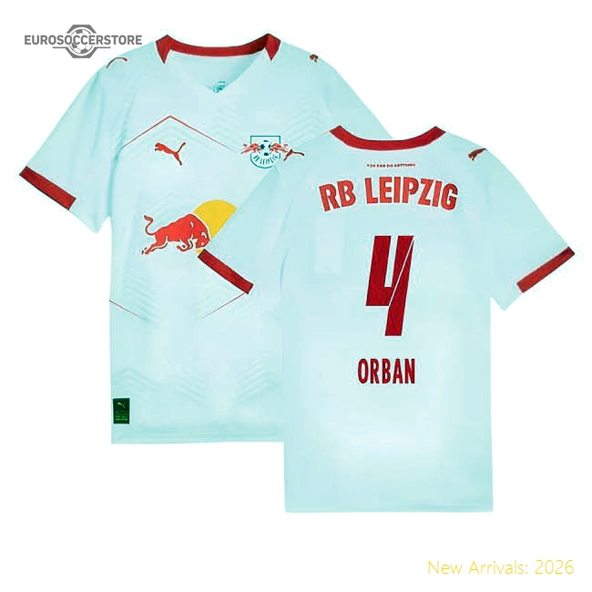 2025-2026 Red Bull Leipzig Home Shirt (Kids) (Orban 4)-Vantage Point Soccer