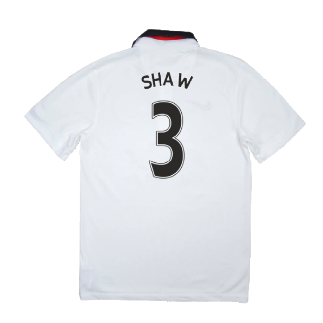 Manchester United 2014-15 Away Shirt (Very Good) (Shaw 3)-Vantage Point Soccer