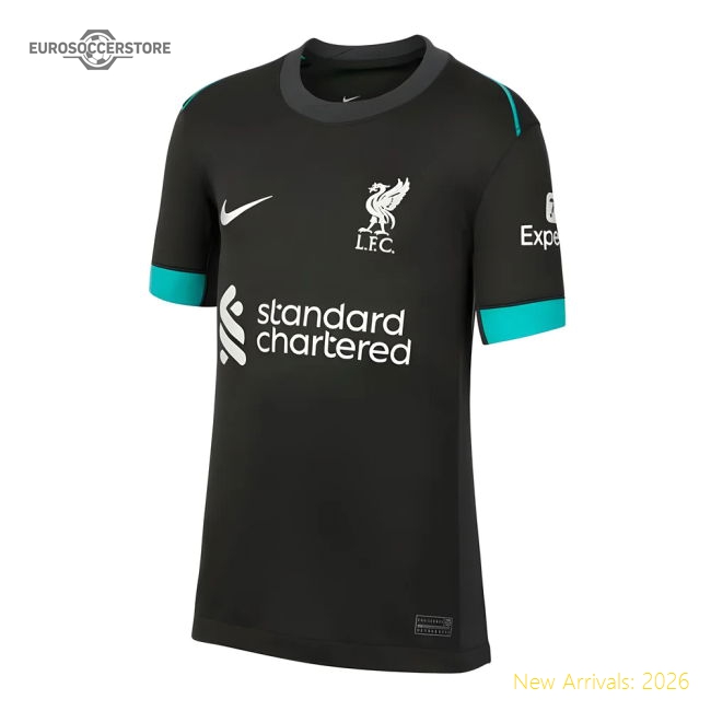 2024-2025 Liverpool Away Shirt (Kids)-Vantage Point Soccer