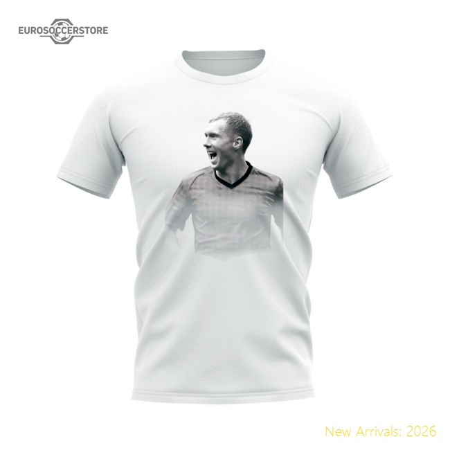 Paul Scholes Manchester United Legend T-Shirt (White)-Vantage Point Soccer