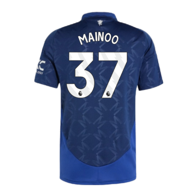 2024-2025 Man Utd Away Shirt (Mainoo 37)-Vantage Point Soccer