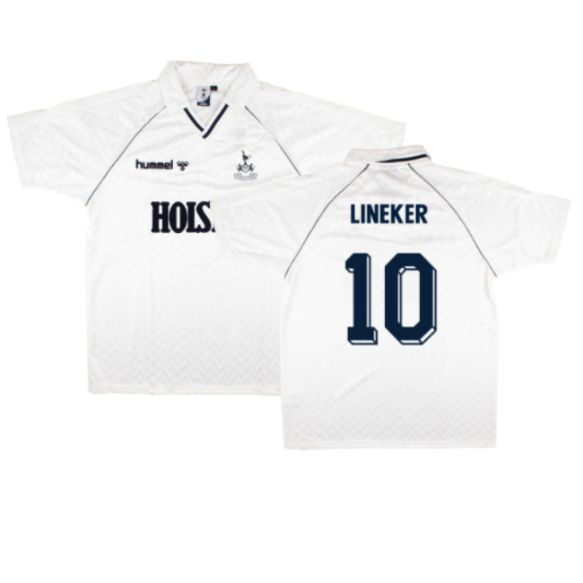 Tottenham 1989 Retro Hummel Home Shirt (Lineker 10)-Vantage Point Soccer