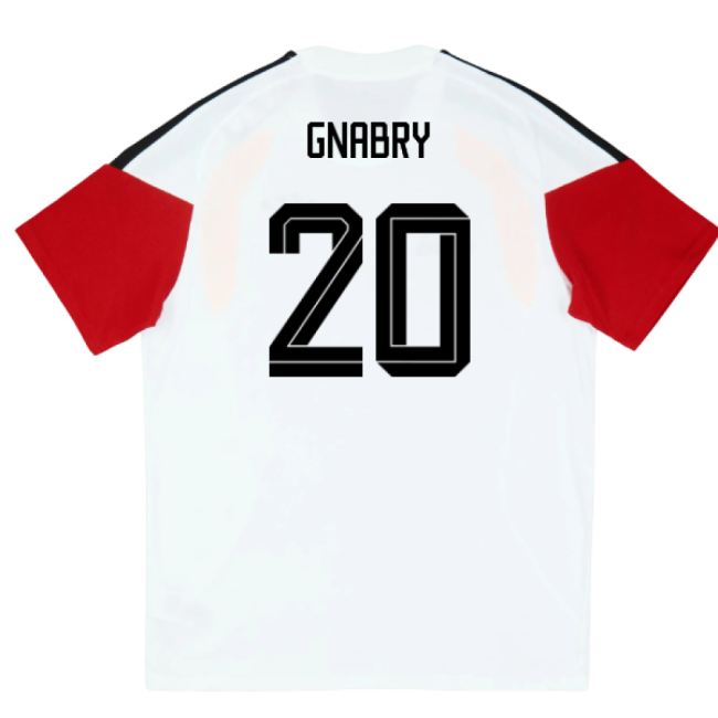 2026-2027 Germany Training Tee (White) - Kids (Gnabry 20)-Vantage Point Soccer