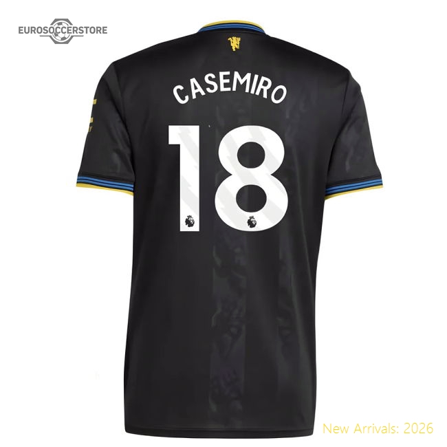 2025-2026 Manchester United Third Shirt (Casemiro 18)-Vantage Point Soccer