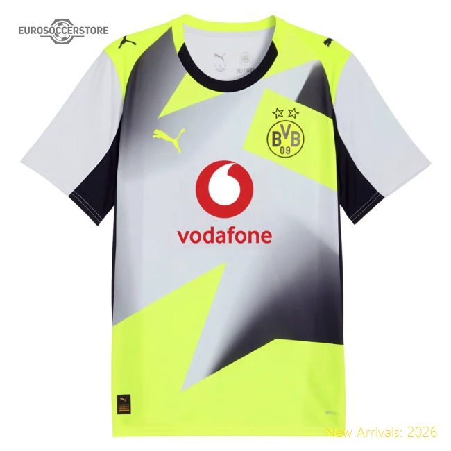 2025-2026 Borussia Dortmund Away Shirt-Vantage Point Soccer