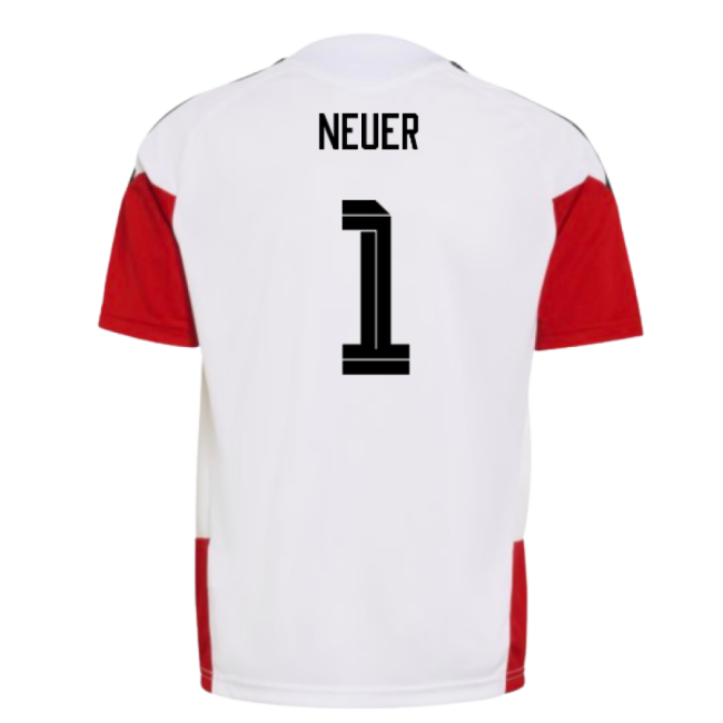 2026-2027 Germany Training Jersey (White) - Kids (Neuer 1)-Vantage Point Soccer